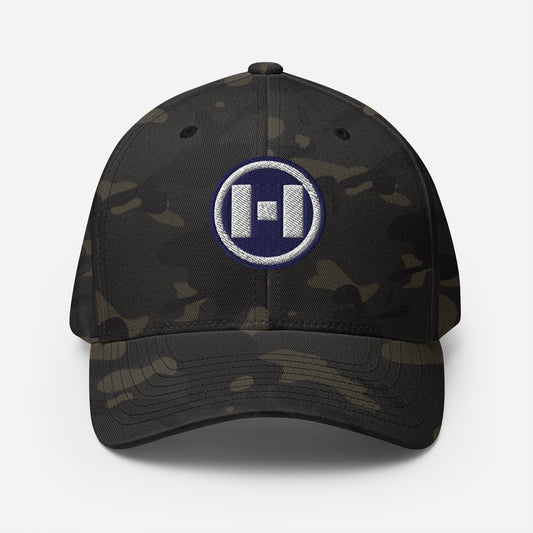 Circle H - Navy Patch - Structured Twill Cap