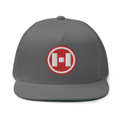 Circle H - Red Patch - Flat Bill Cap