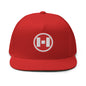 Circle H - Red Patch - Flat Bill Cap